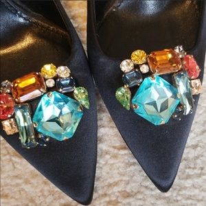 Dolce & Gabbana Jeweled Toe Heels
